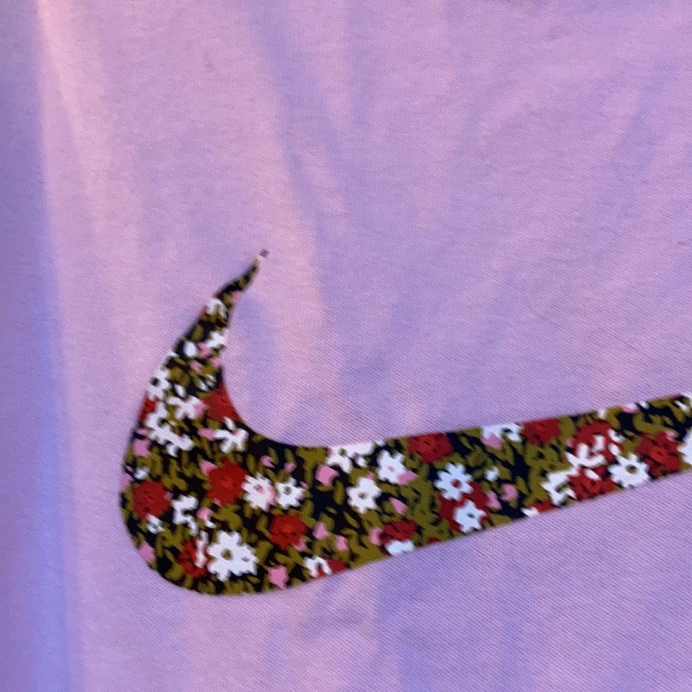 NIKE flower logo pink tank top - Picture 2 of 5